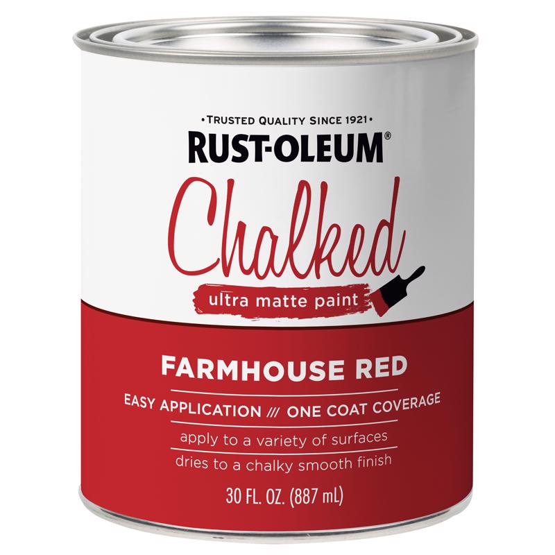 CHALK PAINT FARM RED 1QT