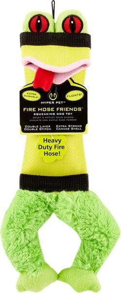 Hyper Pet Firehose Friends Frog Dog Toy