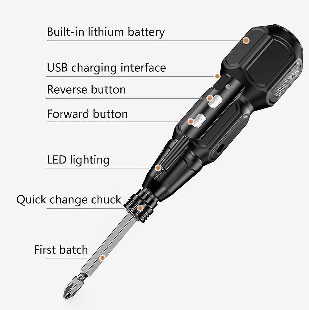 3.6v Mini Electric Household Electric Screwdriver Drill Tool Usb Charging Convenient Automatic Scre