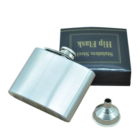 Aspire Stainless Steel Flask   Funnel Set  4 oz