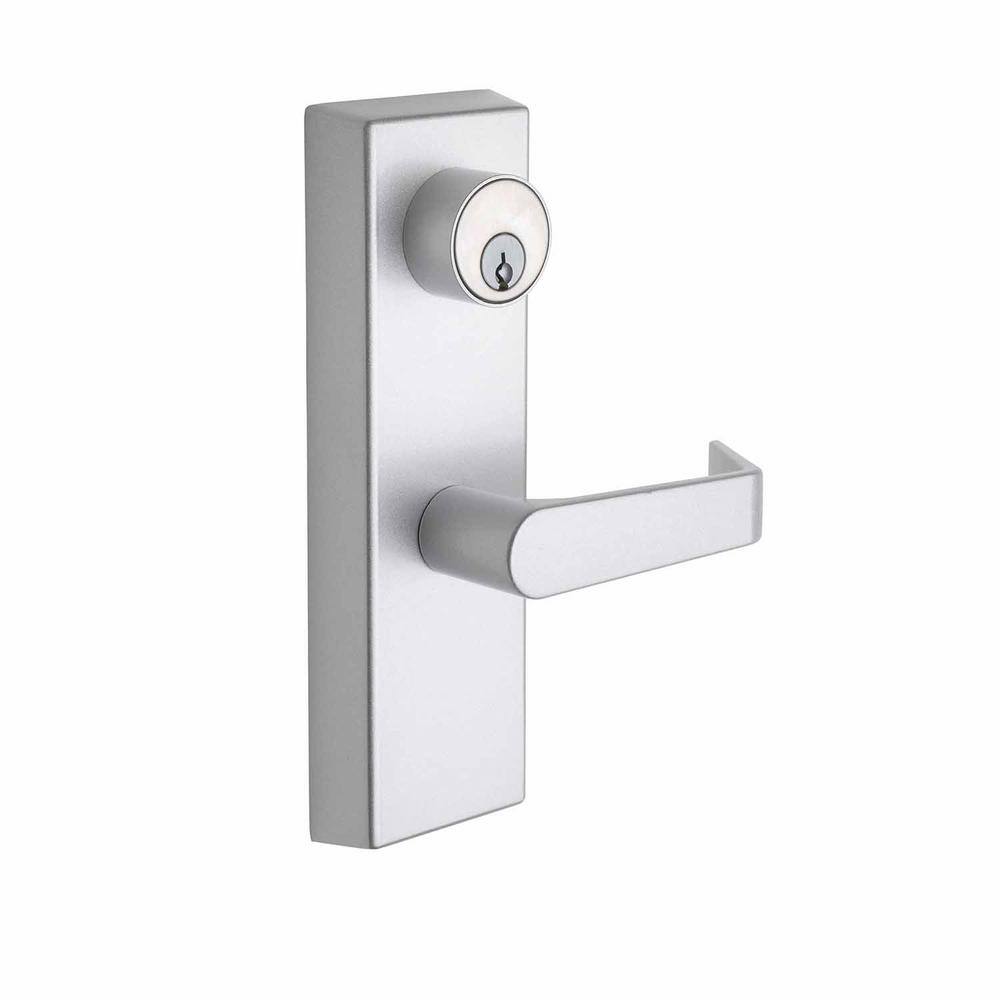 Copper Creek Esutcheon Handle Satin Stainless Storeroom Door Lever with Clutch AL9150SS