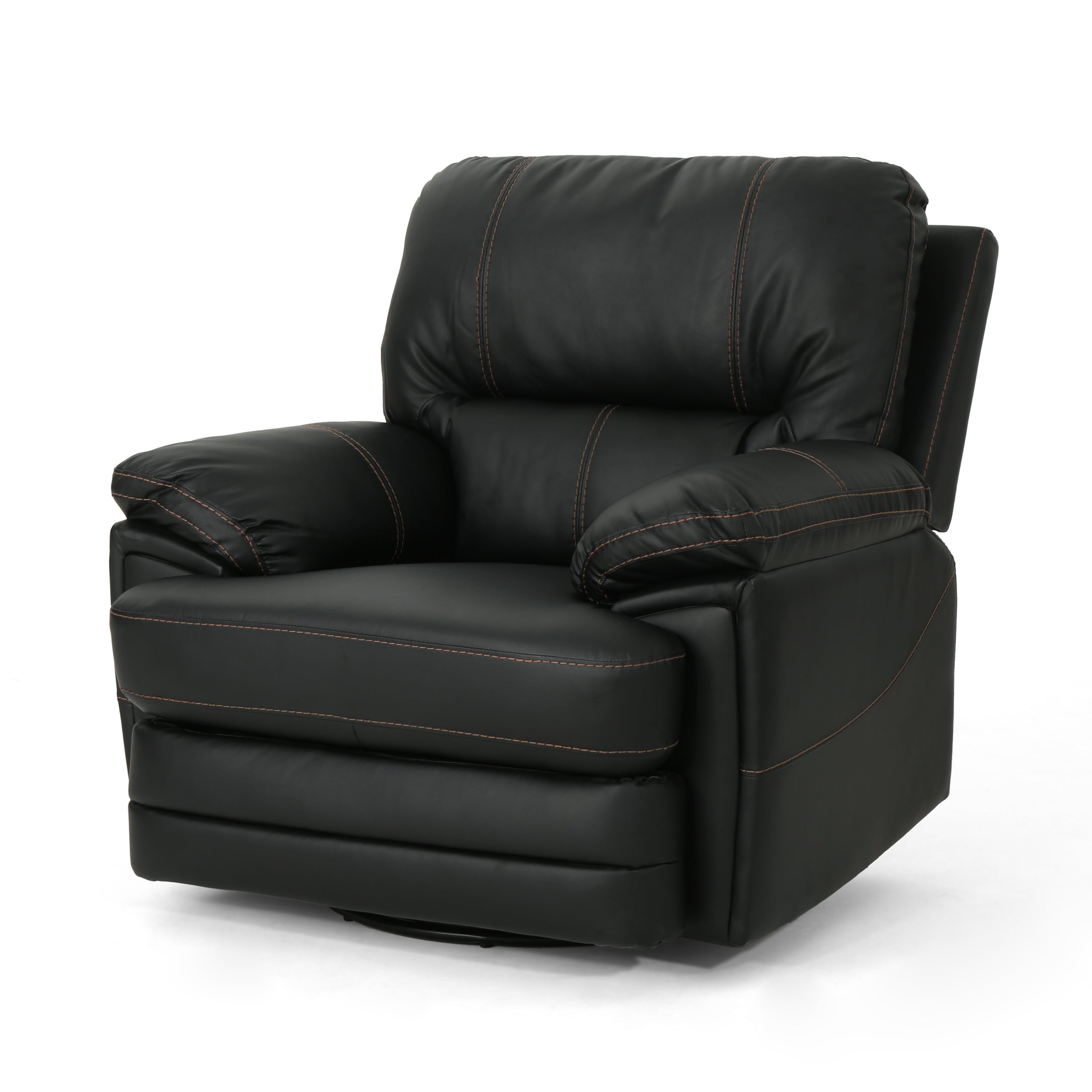 Laurent Bubba Leather Swivel Power Recliner