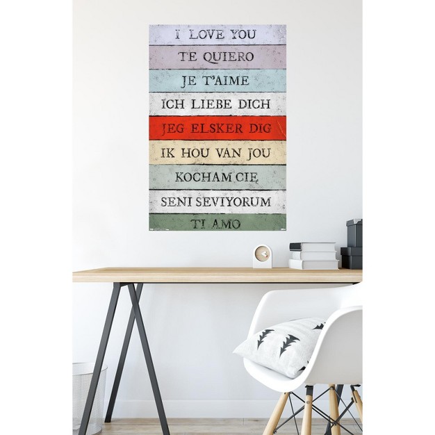 Trends International Love Language I Love You Unframed Wall Poster Prints