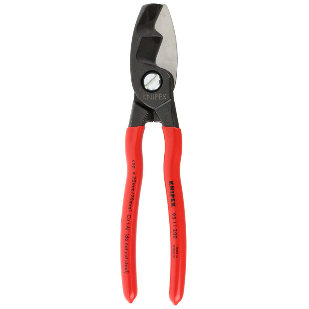 Knipex Cable Shear with Twin Cutting Edge 200mm