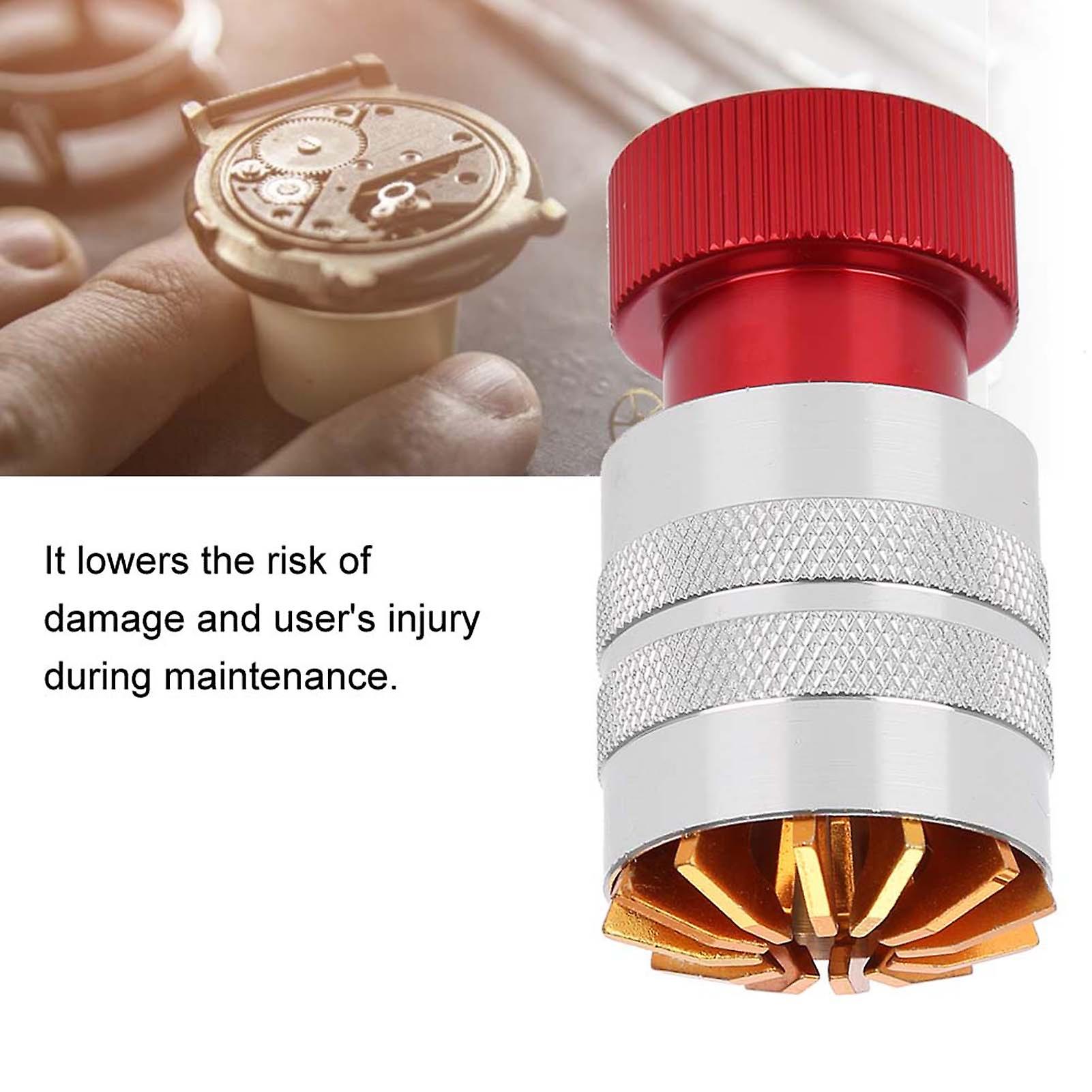 Crystal Removing Inserting Watch Repair Tool For Watchmaker Case Cover Removal Opener Red