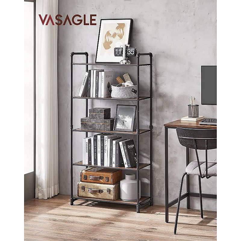 Bathroom Shelves， 5-Tier Storage Rack， Plant Flower Stand，  for Living Room， Balcony， Kitchen