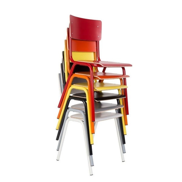 Zuiver Back To School Red Dining Chairs (Set of 2)