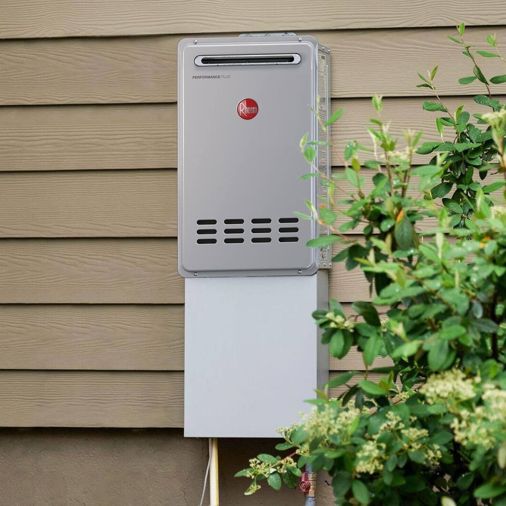 Rheem Performance Plus 9.5 GPM Liquid Propane Outdoor Tankless Water Heater ECO200XLP3-1