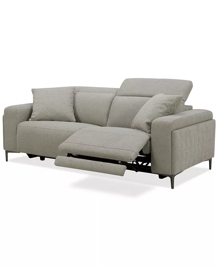 Furniture Adney 88 2 Pc Zero Gravity Fabric Sofa with 2 Power Recliners