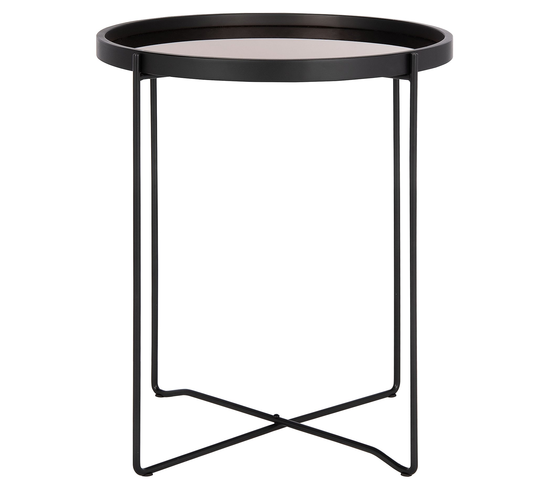 Safavieh Small Round Tray Top Accent Table