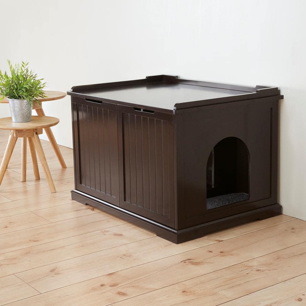 TRIXIE Wooden Pet House XL and Litter Box 40234