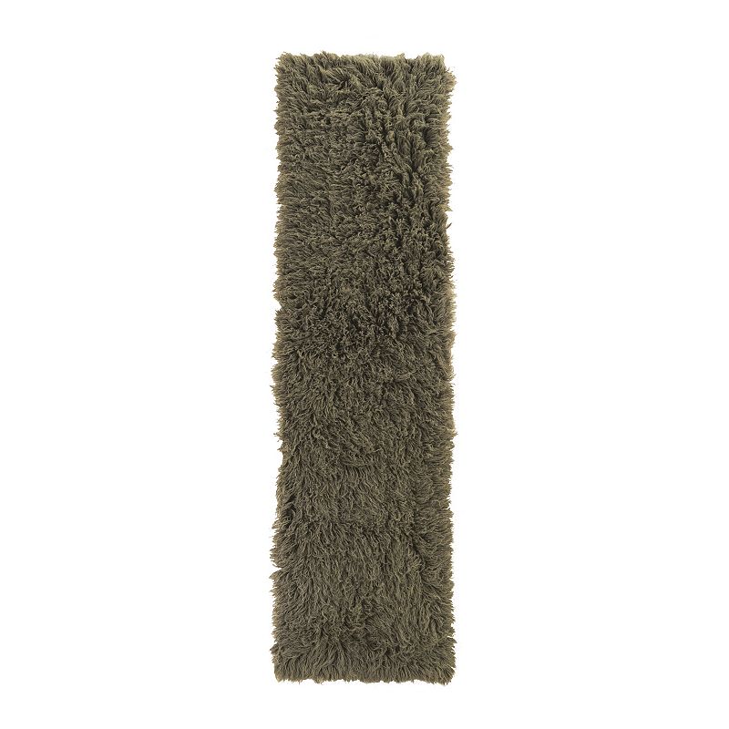 Linon New Flokati Wool Rug Runner - 2'4'' x 8'6''