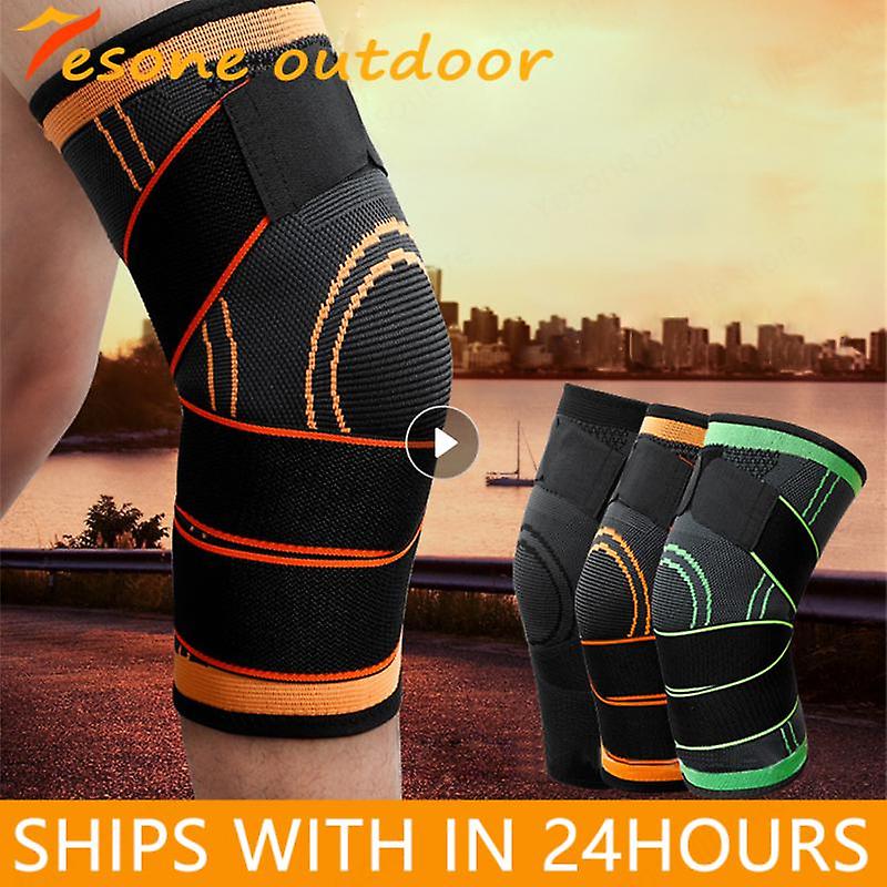 Knee Pads Unisex Sports Knee Pads Compression Joint Relief Arthritis Running Fitness Elastic