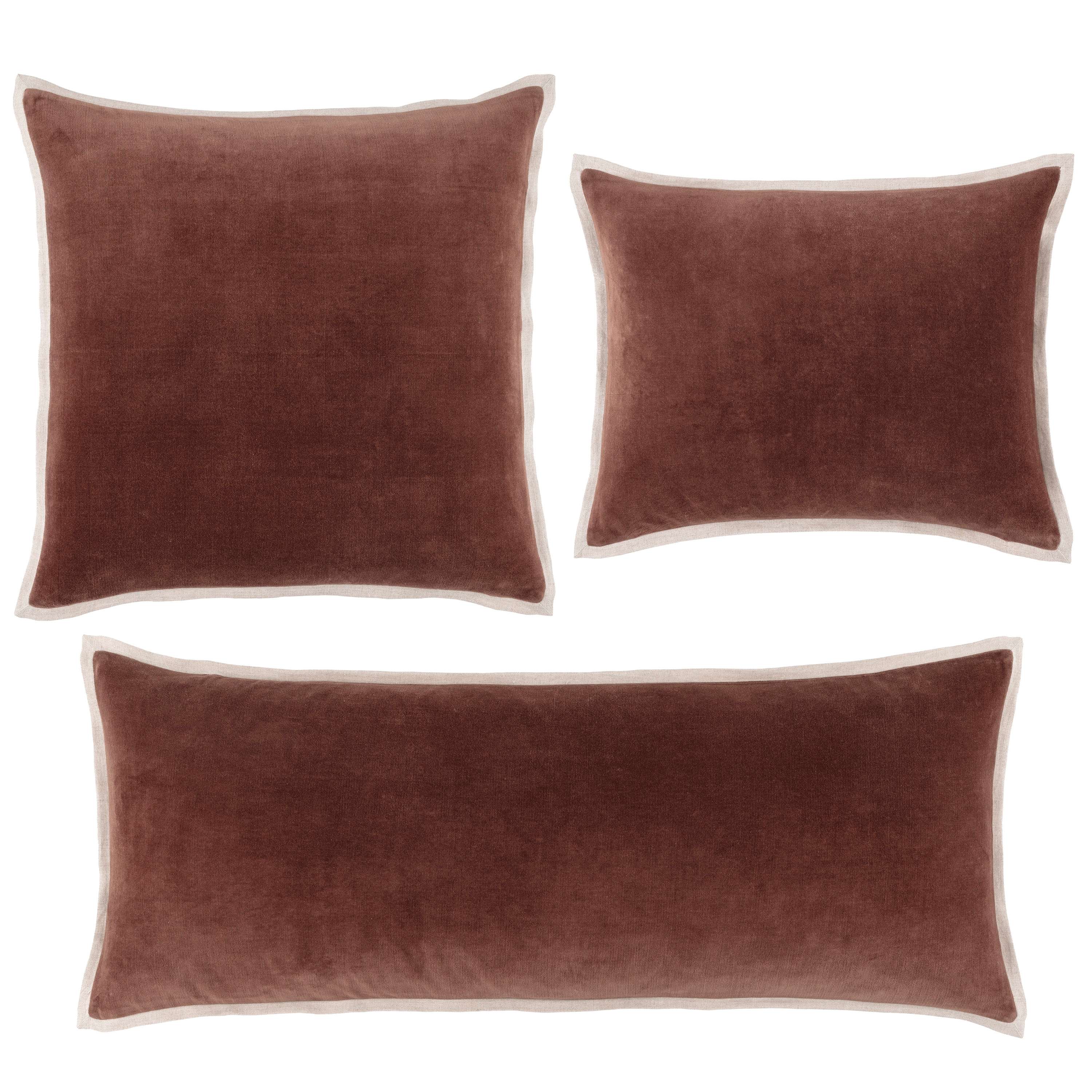 Gehry Velvet Russet Decorative Pillow