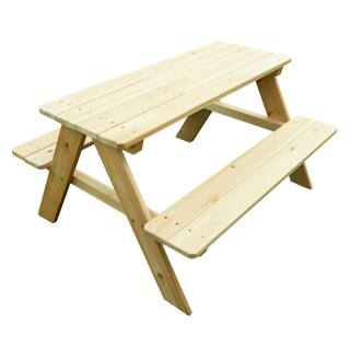 turtleplay Wood Picnic Table For Kids TB0020000010