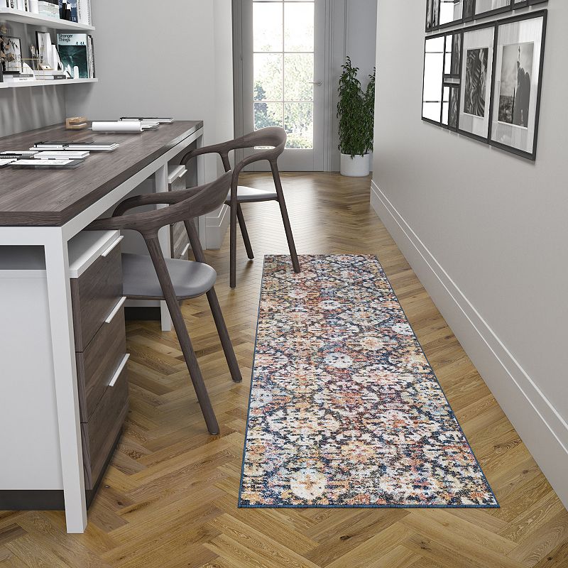 KHL Rugs Priscilla Transitional Floral Area Rug