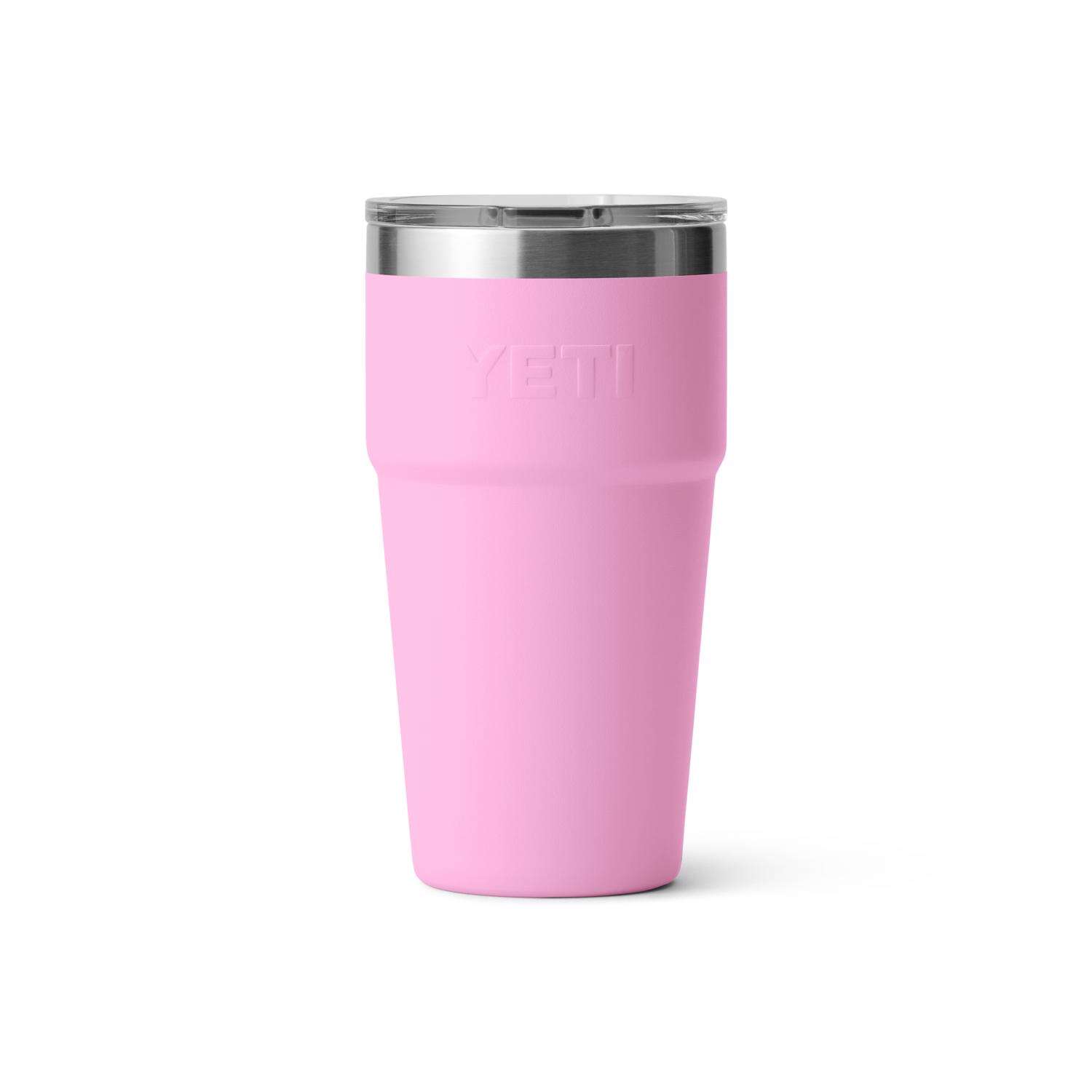 YETI Rambler 16 oz Power Pink BPA Free Tumbler with MagSlider Lid