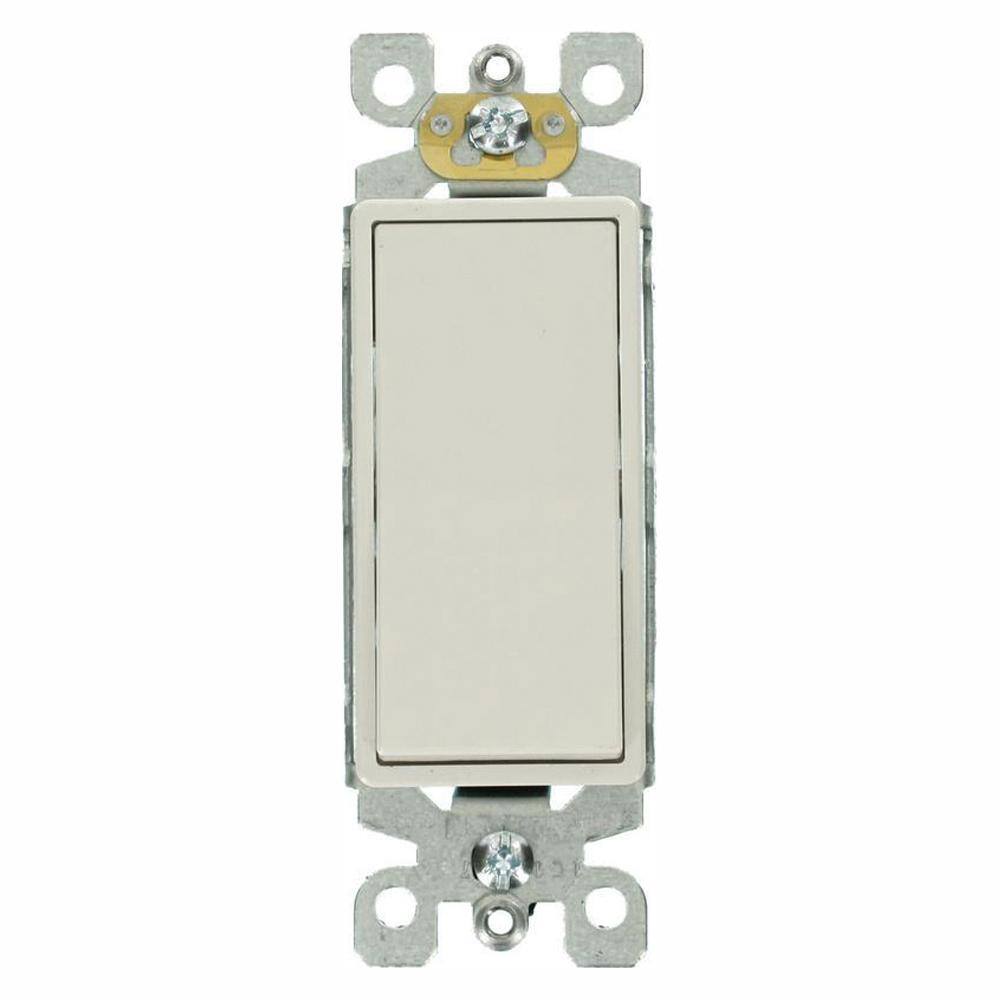 Leviton Decora 15 Amp 3-Way Specialty Light Switch White (10-Pack) M52-05603-0WM