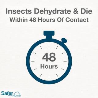Safer Brand 4 lb. Diatomaceous Earth - Bed Bug Flea Ant Crawling Insect Killer for Indoor and Outdoor SH51703