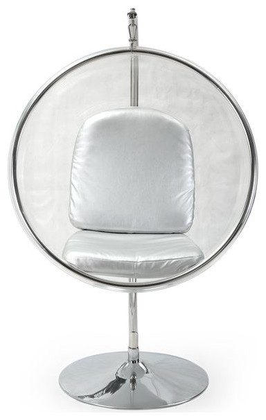 Bubble Chair With Stand   Midcentury   Armchairs And Accent Chairs   by AFB Decor  Houzz