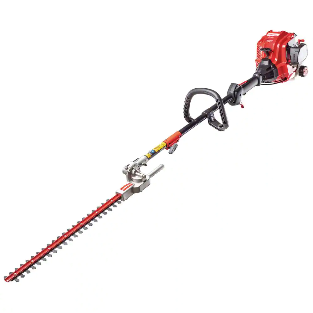 Troy-Bilt TB25HT 22 in. 25 cc Gas 2-Stroke Articulating Hedge Trimmer with Attachment Capabilities