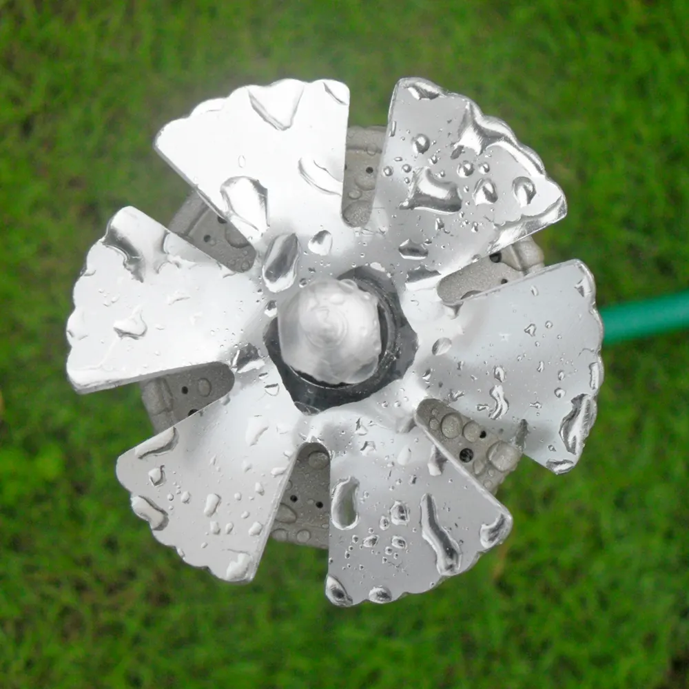 Garden Supplies Sprinkles Telescoping Metal Vane Sprinkler
