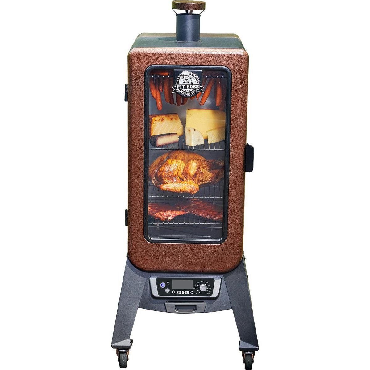 Pit Boss 77350 Copperhead 3 Series 25-Inch Vertical Pellet Smoker w/ Window