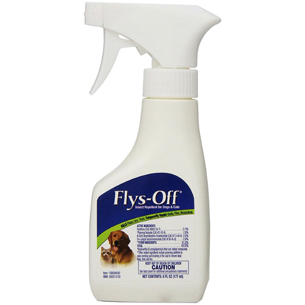 Flys-Off Mist Insect Repellent for Dogs and Cats 6oz