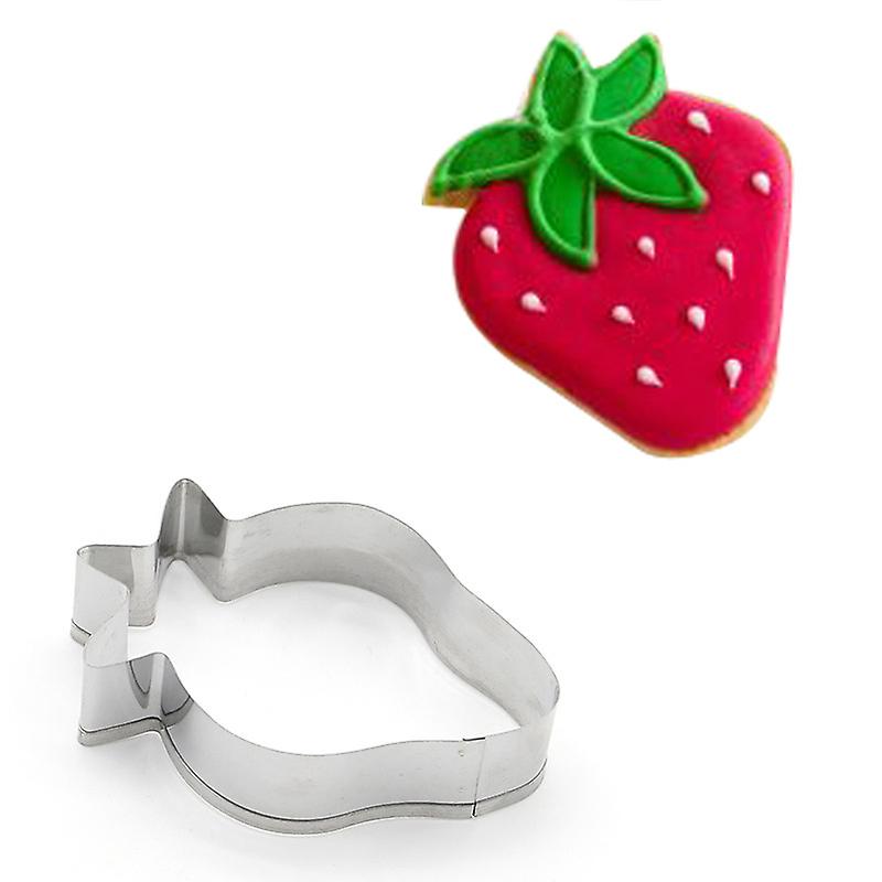 Stainless Steel Strawberry-shaped Chocolate Mold - 1pc