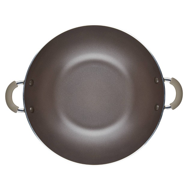 Nonstick Aluminum Wok Almond