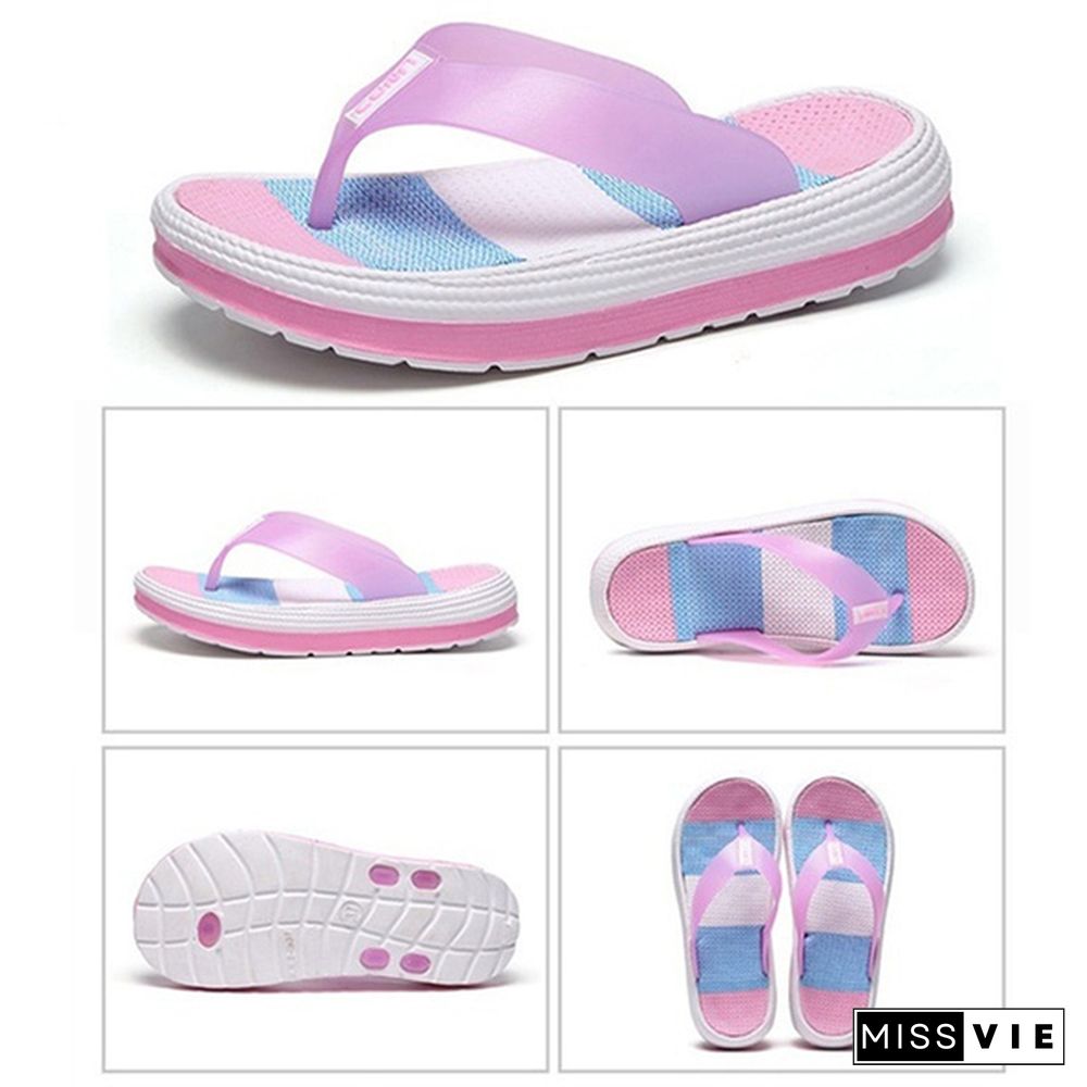 Summer Home Women Slip Non-Slip Soft Comfortable Slippers Indoor Female Flip Flop