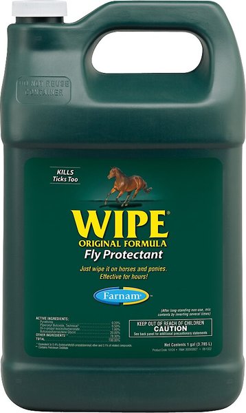 Farnam Wipe Original Formula Fly Protectant Horse Solution