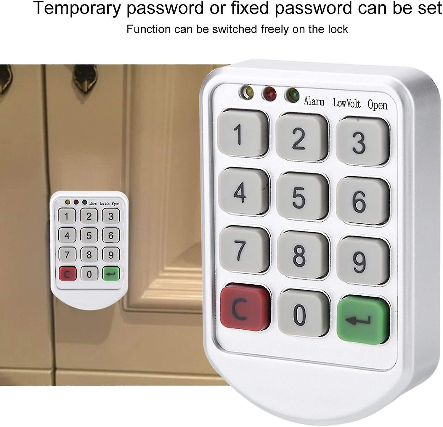 Electronic Door Lock，fixed Password Simple Installation Digital Smart