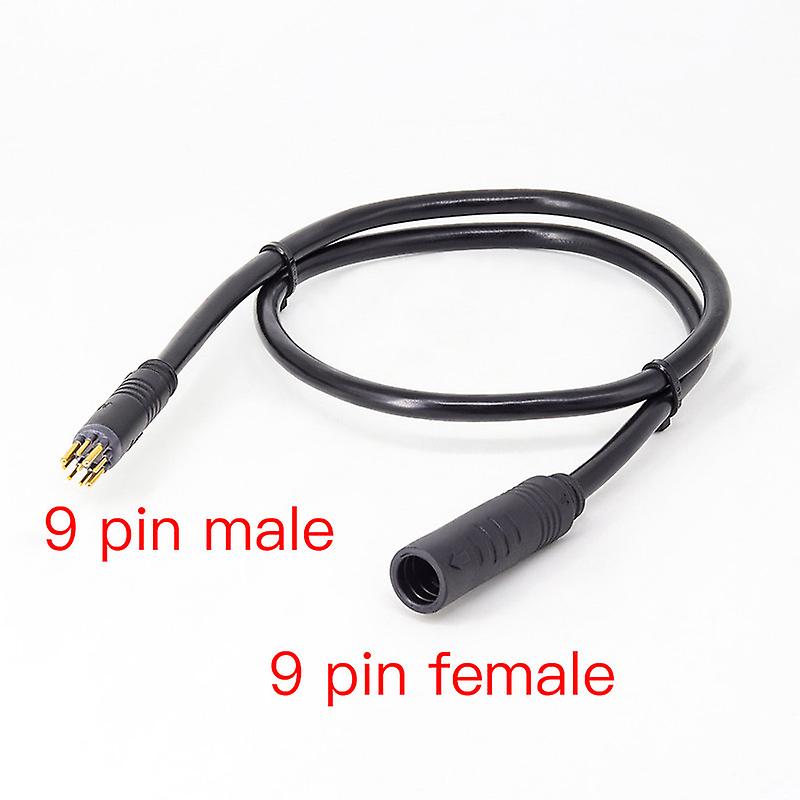 9 Pin Julet Wheel Hub Motor Cable E-bike Motor Extension Cable Ebike Motor Cable Electric Bike Accessories