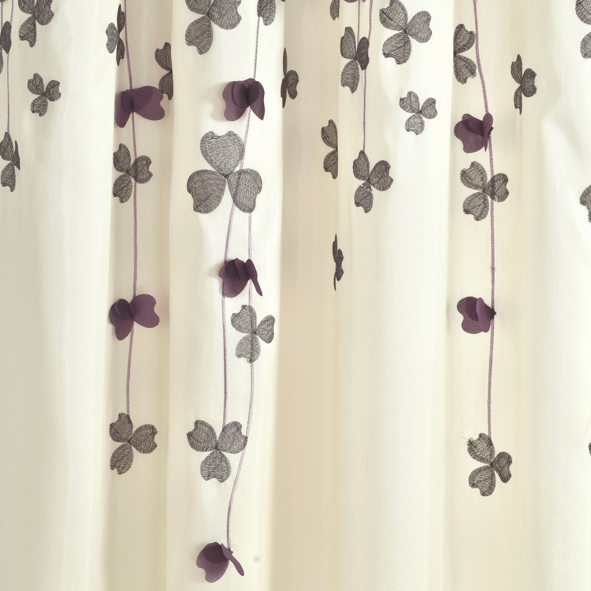 Flower Drops Window Curtain