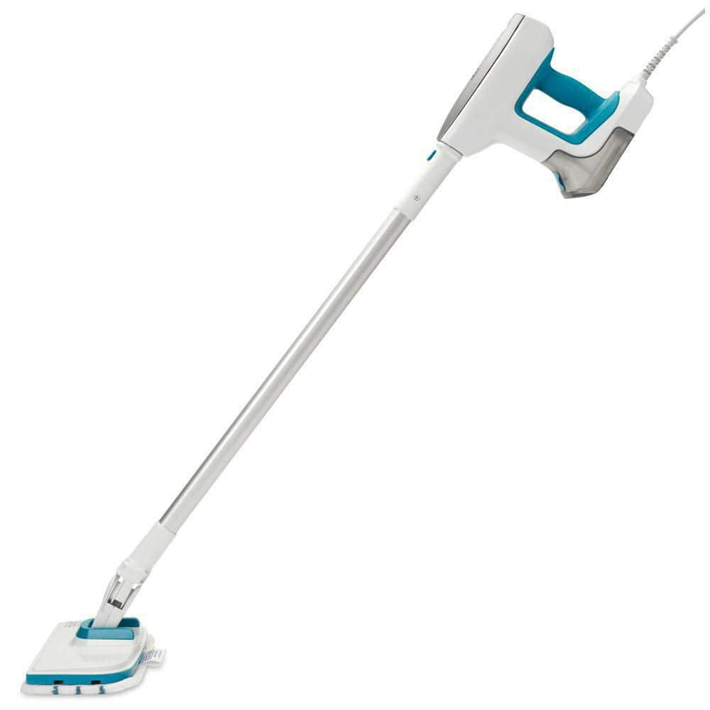 BLACK+DECKER Steam-Mop Multipurpose Steam Cleaning System with 7-Attachments and Storage Wall Mount BHSM15FX10