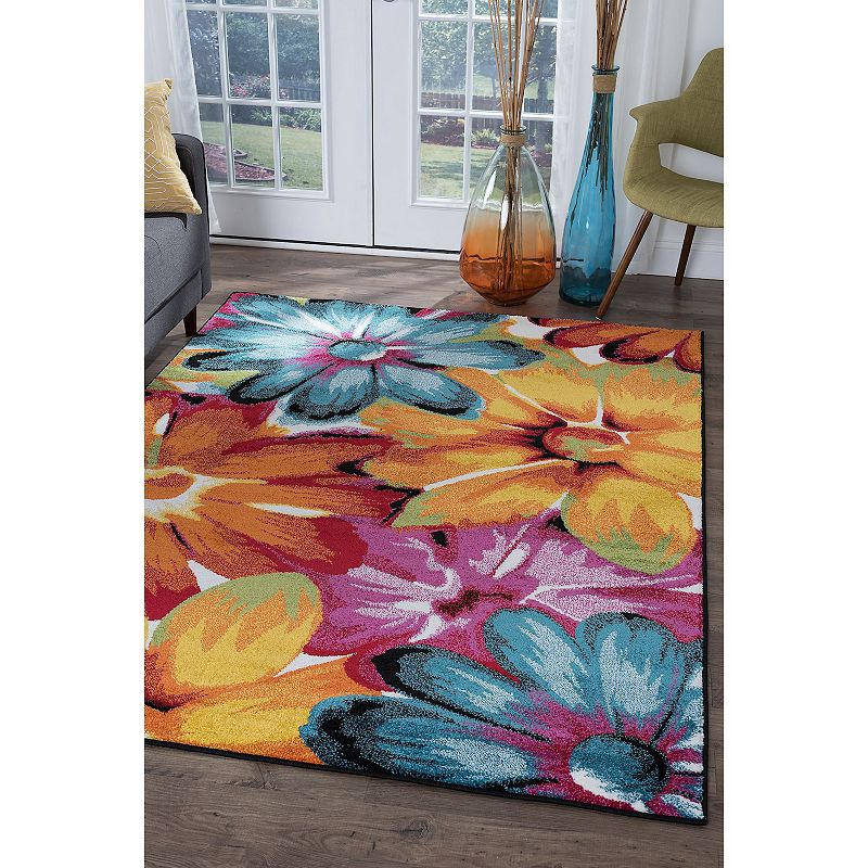 KHL Rugs Symphony Zinnia Floral Rug