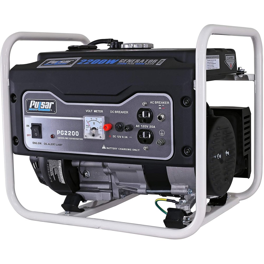 Pulsar Generator 120V 2200W 98cc 4 Stroke Gasoline Portable ;