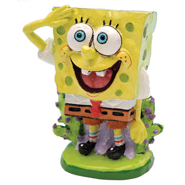 Penn-Plax SpongeBob SquarePants Aquarium Ornament – SpongeBob – Mini