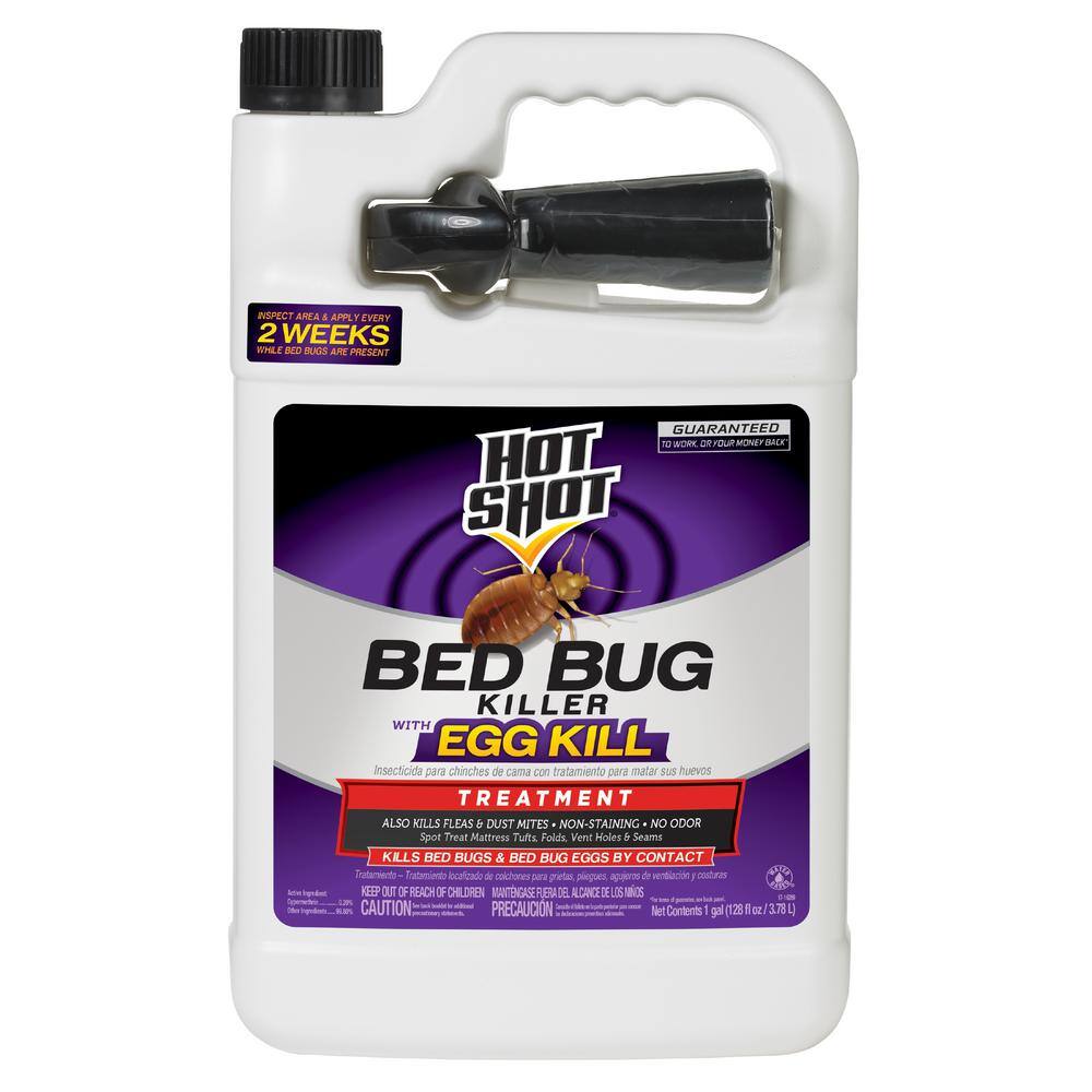 Hot Shot 1 Gal. Ready-to-Use Bed Bug Killer Treatment With Egg Kill HG-96442-1