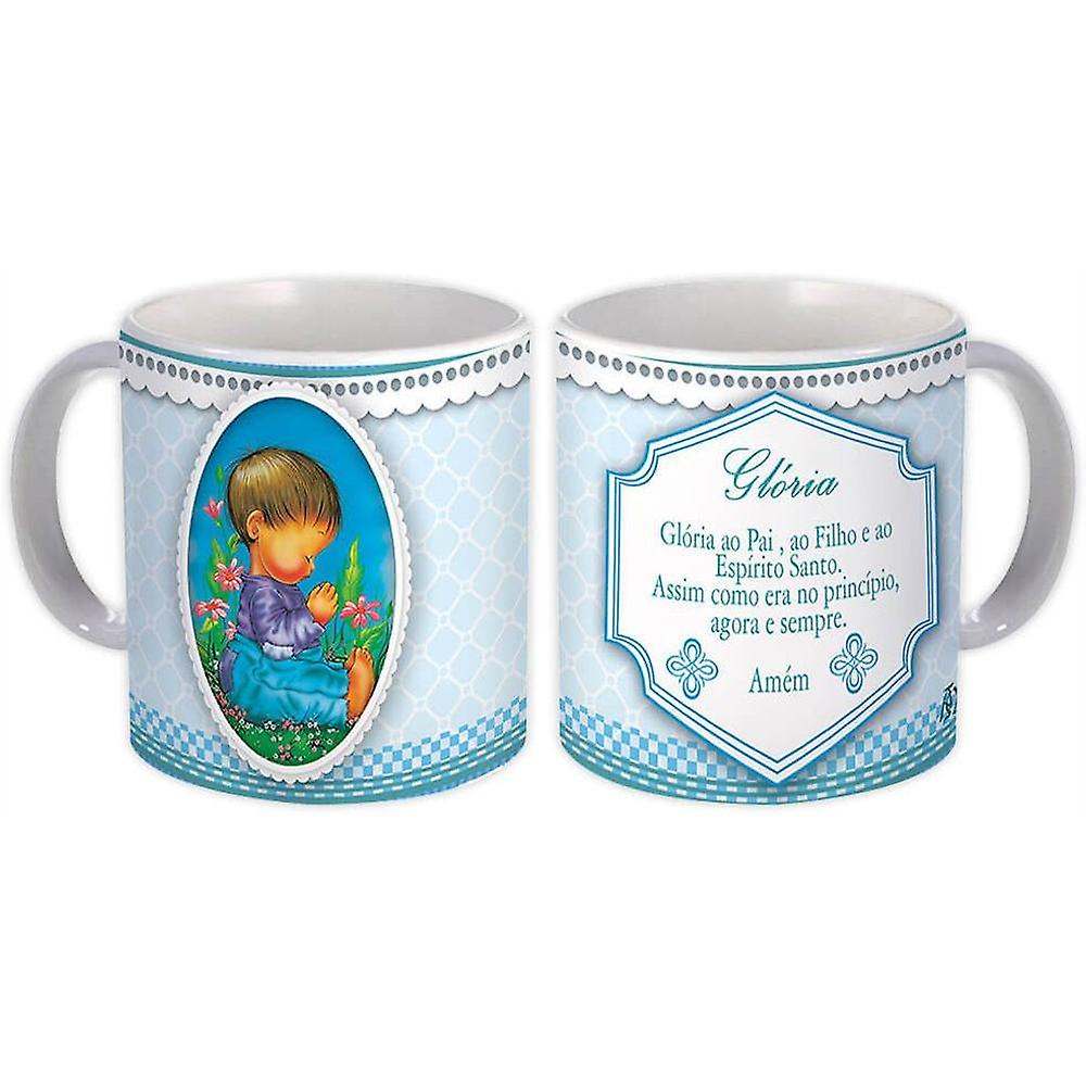 Gift Mug: Menino Oraçao Glória Católica