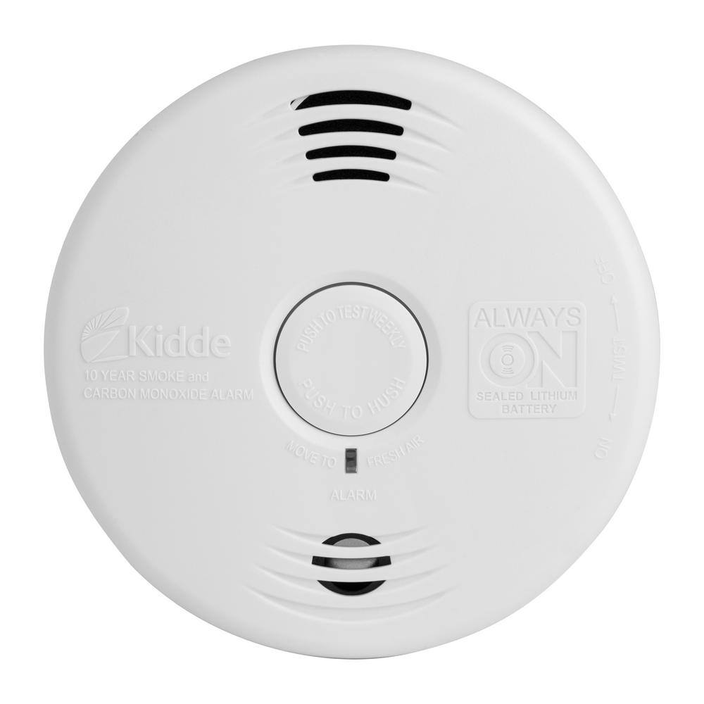 Kidde Smoke and Carbon Monoxide Detector 10-Year Battery Powered with Voice Alarm (2-Pack) 21032753