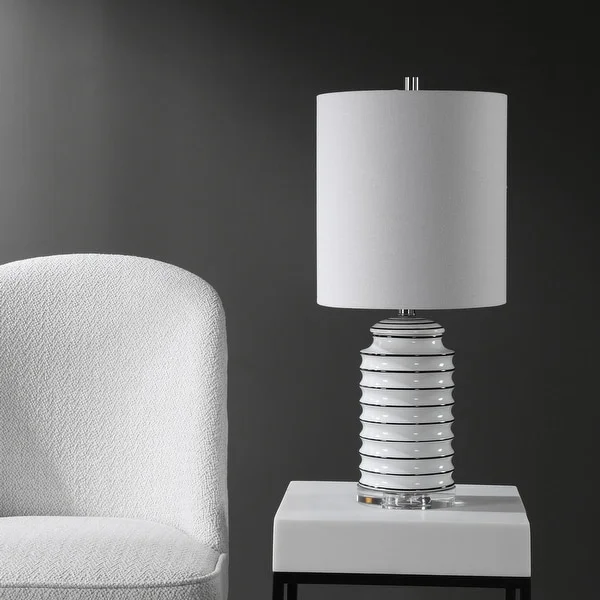 Uttermost Rayas White Table Lamp