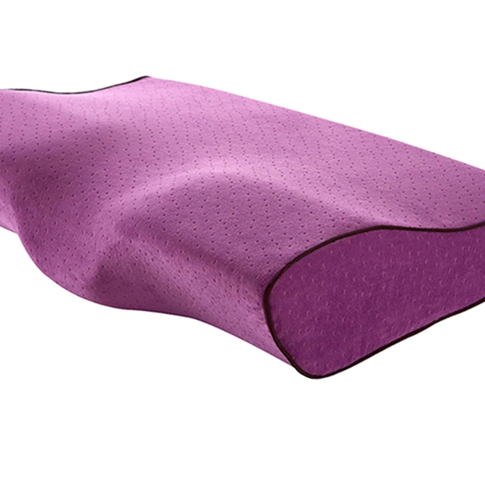 Memory Foam Pillow, Breathable, Slow , , Neck Pillows for , Stomach Sleepers, Girls , Violet