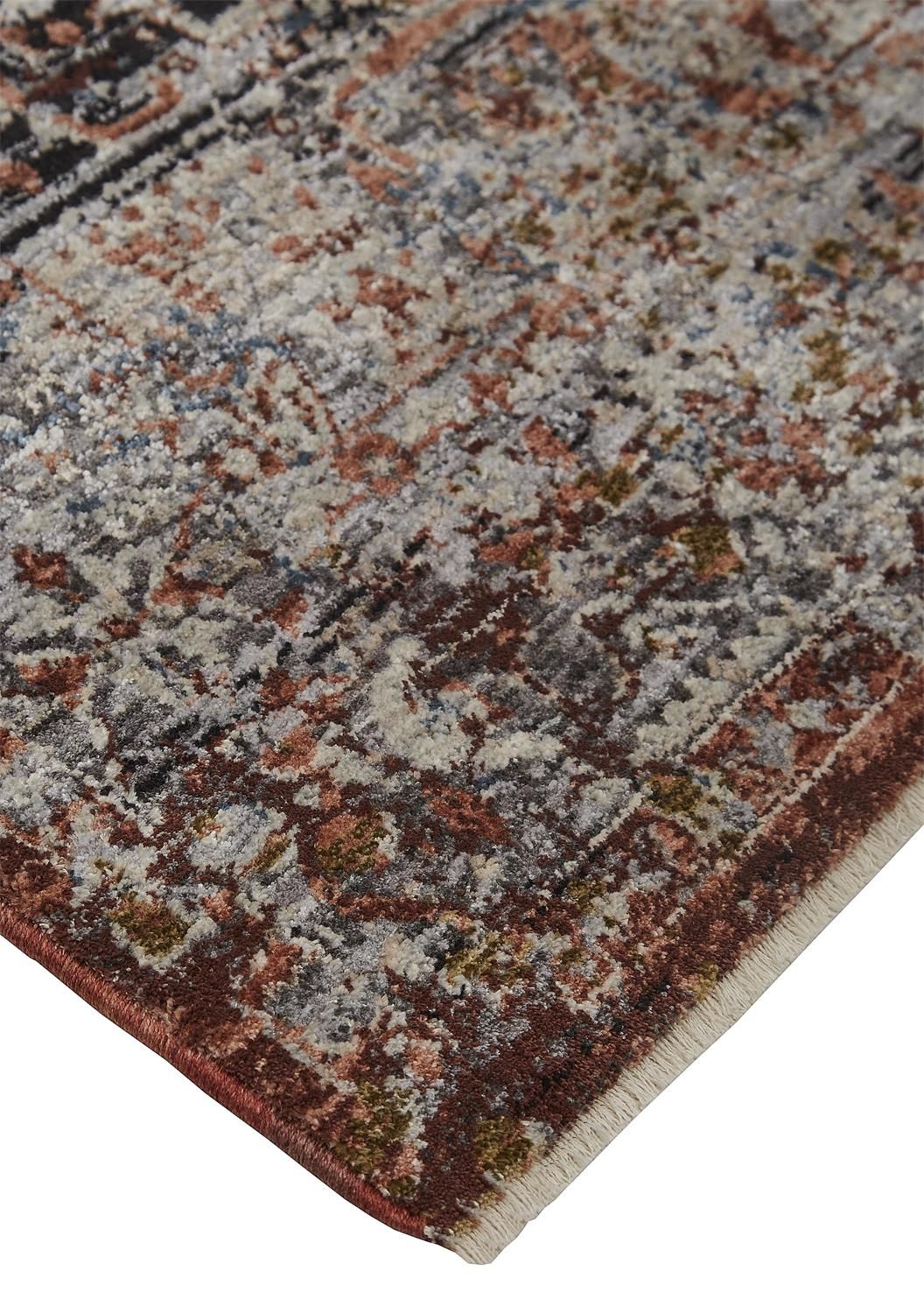 Ennis Rust and Tan Rug by BD Fine