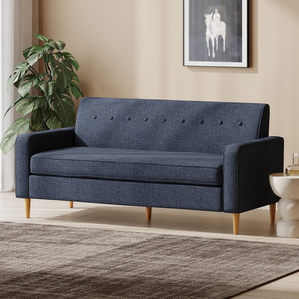 Sawyer Mid century Modern 3 seat Sofa by Christopher Knight Home