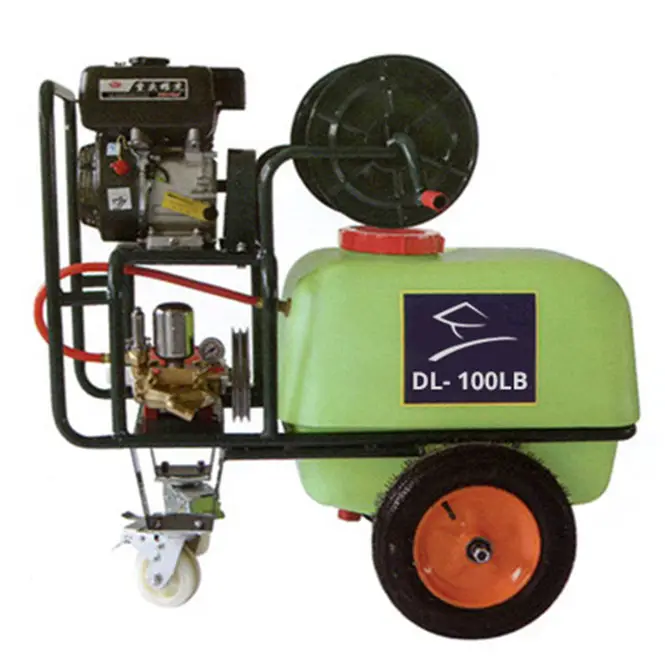 Petrol Powered Cart Type High Pressure Agricultural Disinfection Sprayer