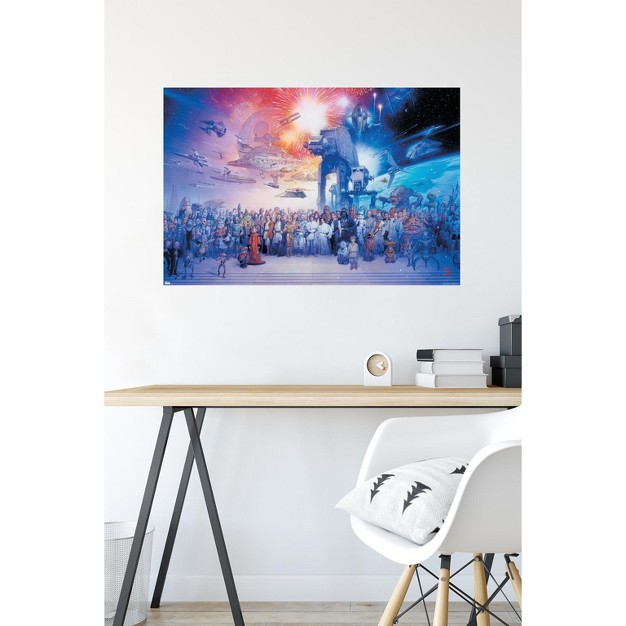 Trends International Star Wars Saga Galaxy Unframed Wall Poster Prints