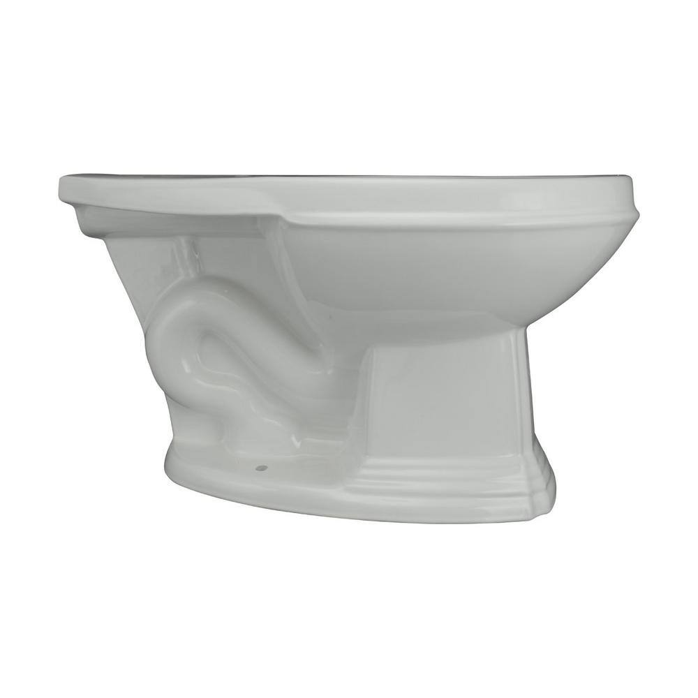 RENOVATORS SUPPLY MANUFACTURING High Tank Toilet 1.6 GPF Single Flush Elongated Bowl in White with Tank and Rear Entry Pipes Seat not Included 13032