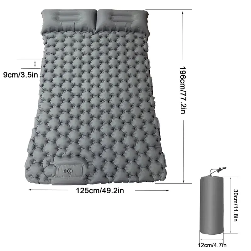 upgrade TPU ultralight compact self inflating  6 10cm thick  sleeping pad for camping hiking fishing